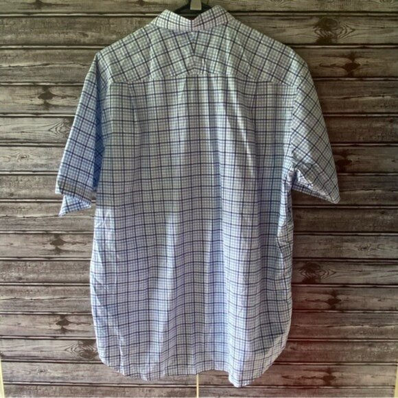 J. McLaughlin Men's Short-Sleeved Button-Down Shirt‎ Size L - Picture 2 of 5